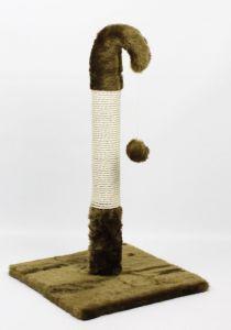 Когтеточка Гном, сизаль 37  37,см Коричневий