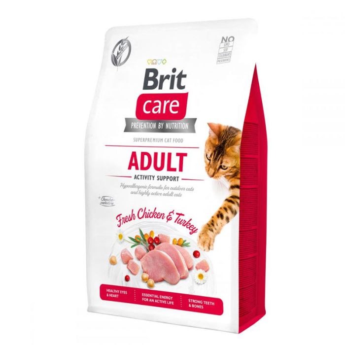 Brit Care Cat Grain-Free Adult Activity Support сухий корм для кішок з високою активністю 400 гр