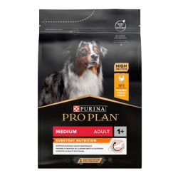 PRO PLAN Adult Medium сухий корм для дорослих собак середніх порід із куркою 3 кг