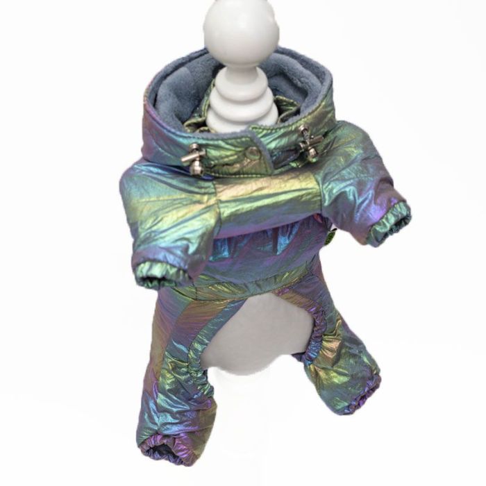 Веселка комбінезон для собак хлопчиків на силіконі XS