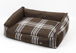 Лежак Роккі прямокутний коричневий 384517 см