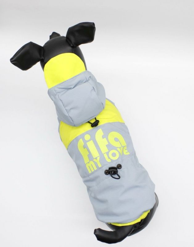 Орфей куртка з капюшоном блакитний з неоном, хлопчик. XXS (А22В25-31см)