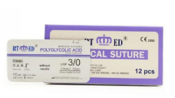 ПГА USP 3  O (EP 2) нитка 150см без голки 