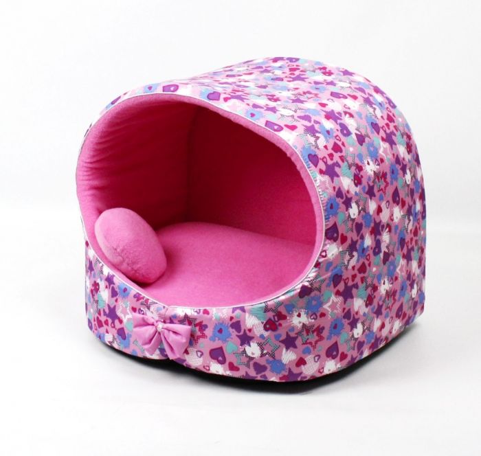 Зірочка Будиночок плащова тканина Рожевий 363232 см 423737 см