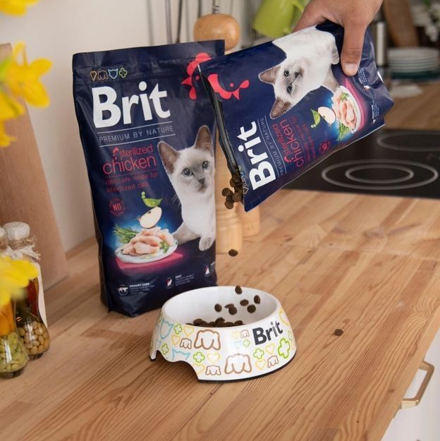 Brit Premium by Nature Cat Sterilised Chicken Сухий корм для стерилізованих кішок з куркою 800 г