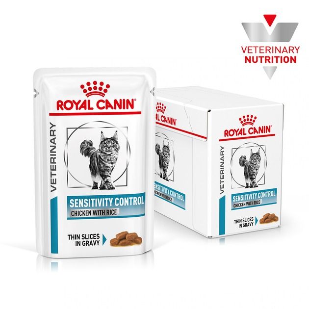 АКЦІЯ Royal Canin Sensitivity Control Chicken with rice вологий корм для котів 8+4 до 85 г 