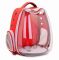 Рюкзак з овальним екраном для домашніх тварин 324025 см Червоний