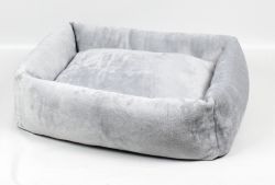 Лежак Геліус фліс, велсофт Сірий. 304015 см