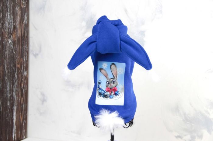 Пухнастик світшот трикотаж на флісі для собак хлопчиків XS