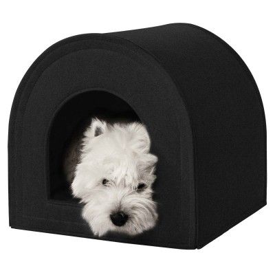 Лежак для тварин Хатка чорна 3 45 x 45 x 45 см