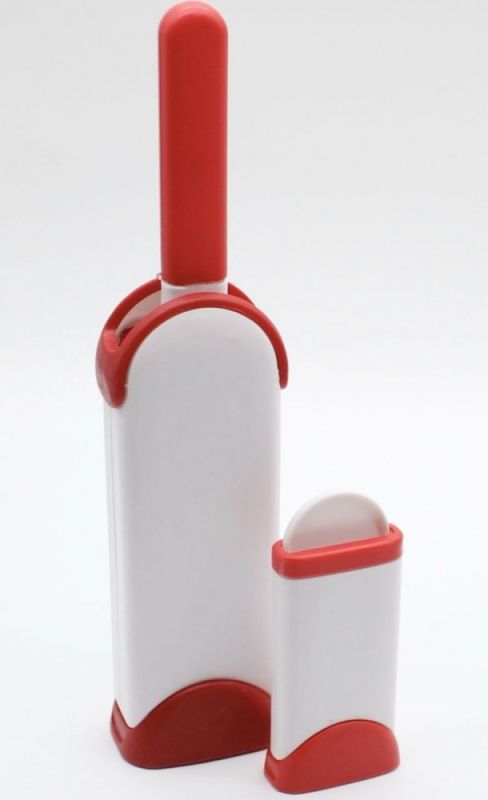 Щітка для чищення від шерсті, набір Червоно-біла 