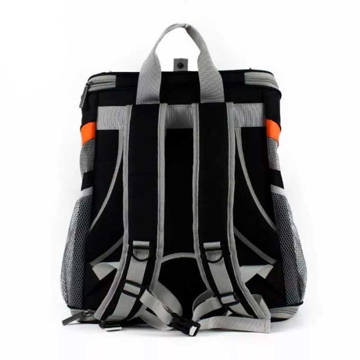 Рюкзак квадрат з сіткою тканина 40х42х32 см чорний Рюкзак квадрат с сеткой ткань 40х42х32 см черный