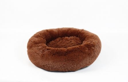 Лежак Пончик Коричневий. 9523 см.