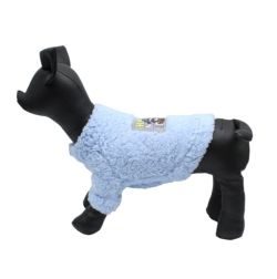 Кофта Єнотик блакитна на овчині (хлопчик), M 