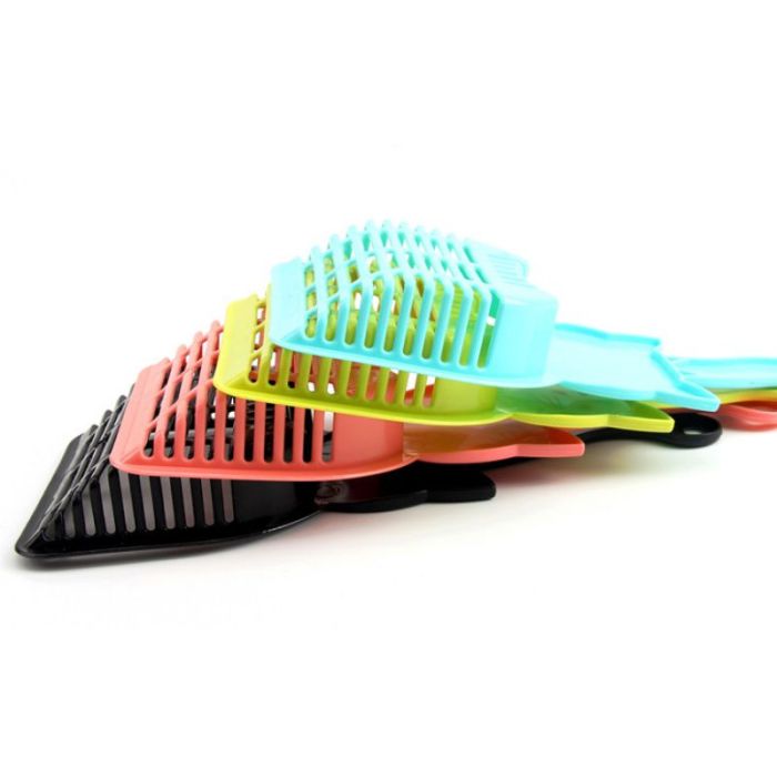 Лопатка для котячого туалету з мордою кота 2712см 