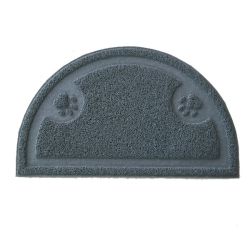 Килимок часточка з лапками 3660см Сірий