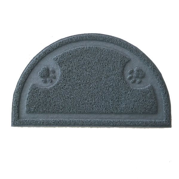 Килимок часточка з лапками 3660см Сірий