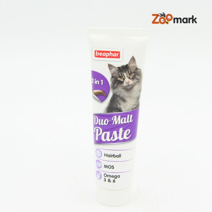 Дуо МАЛЬТ паста для спалювання вовни у кішок Беафар 100 г