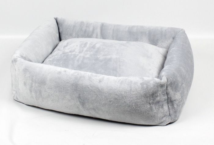 Лежак Геліус фліс, велсофт Сірий. 405517 см