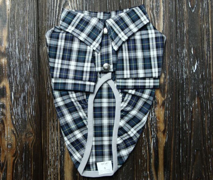 Піжон сорочка для собак хлопчиків штапель S1