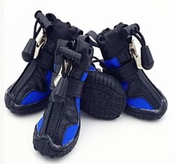 Взуття Плащівка (фліс) Синя 4. 