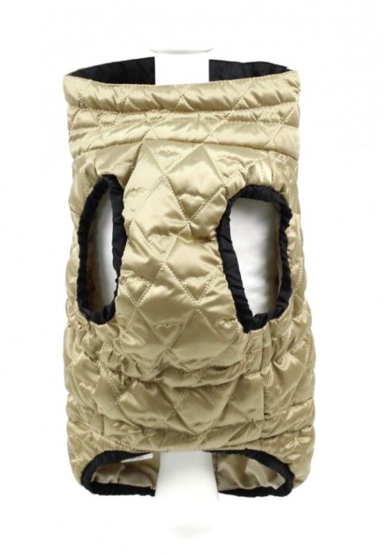 Жилет Бетсі стьогана плащівка золото (дівчинка) XXL