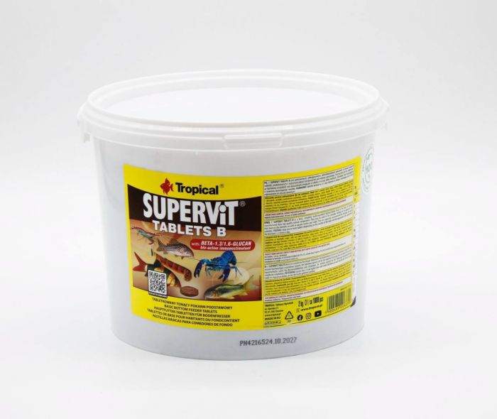 Tropical Supervit Tablets B корм для донних риб, 2 кг 