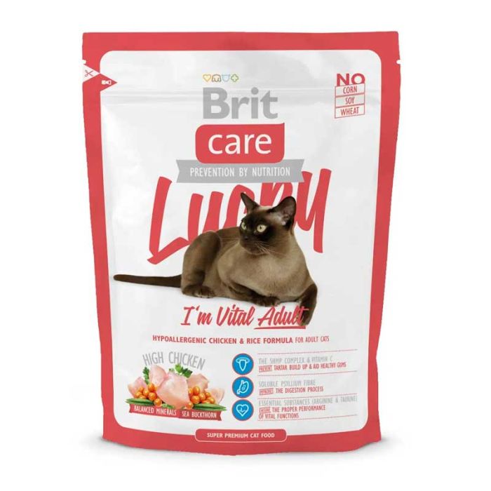Brit Care Cat Adult Lucky Vital для дорослих кішок 0,4 кг