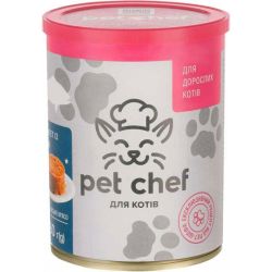 Pet Chef-консерви Пет Шеф мясний паштет з риби для дорослих кішок 360г