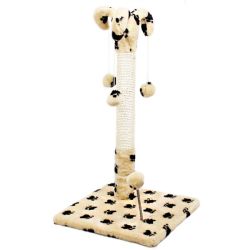 Дряпка Арлекін сизаль лапка бежева 