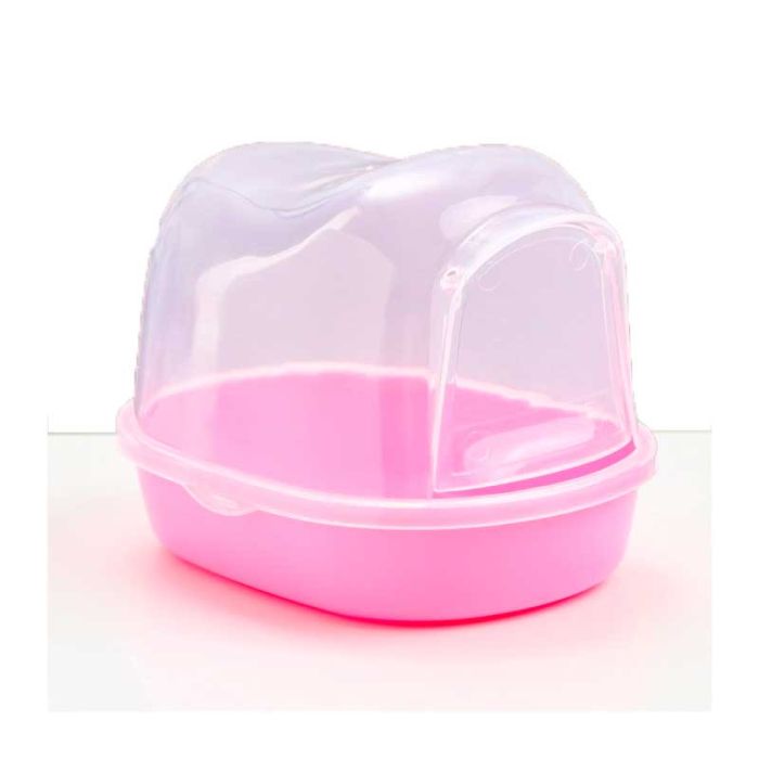 Купалка для гризунів рожева 13х10х10 см R193 