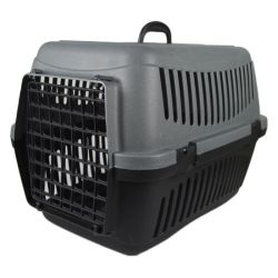 Переноска для тварин Пластикова SG на12 кг 604646 см сіра 