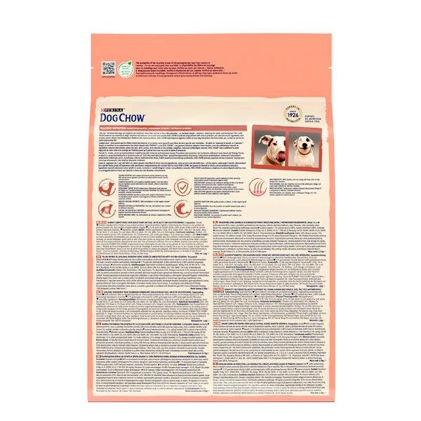 Dog Chow Sensitive Adult 1+ сухий корм для собак із чутливим травленням із лососем 2,5 кг