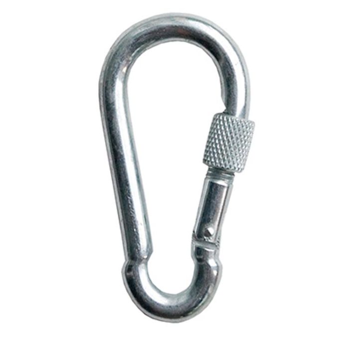 Карабін пожежний з фіксатором 14 см