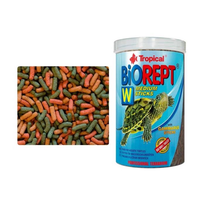 Tropical Biorept W багатокомпонентні палички для водних черепах 113639 500мл150г