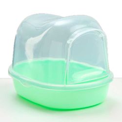 Купалка для шиншил 26x19x19 см салатова RJ192 