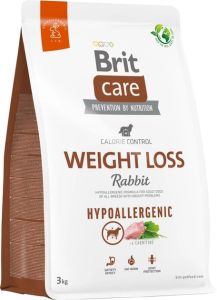 Brit Care Dog Hypoallergenic Weight Loss гіпоалергенний корм для собак із зайвою вагою із кроликом 3 кг 