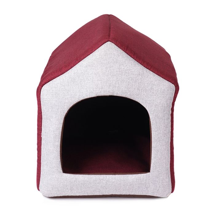 Будка  1 для собак 323235 см Сіро-бордова