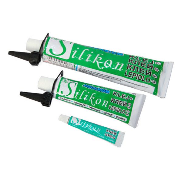 Силикон 135мл черний клей для аквариума 