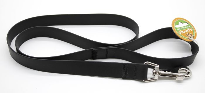 Повідець Franty Сяйво біотан Чорний 25 мм  1,2 м. Чорний