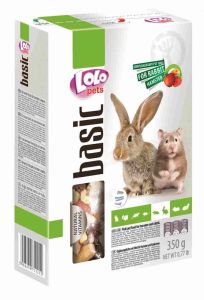 Lolopets Корм для кроликів і хомячків фруктовий 350г 71121 