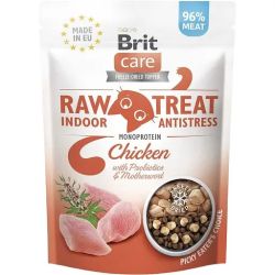 Ласощі Brit Care Raw Treat Indoor  Antistress для кішок з куркою 40 гр. 