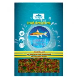 Універсал пластівці для щоденного годування всіх видів риб FLIPPER Відро 2кг 10л