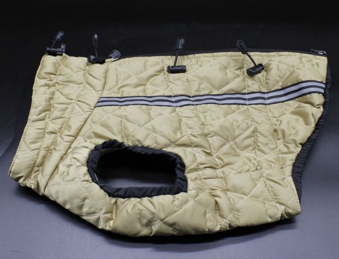 Жилет Бетсі стьогана плащівка золото (дівчинка) XXL