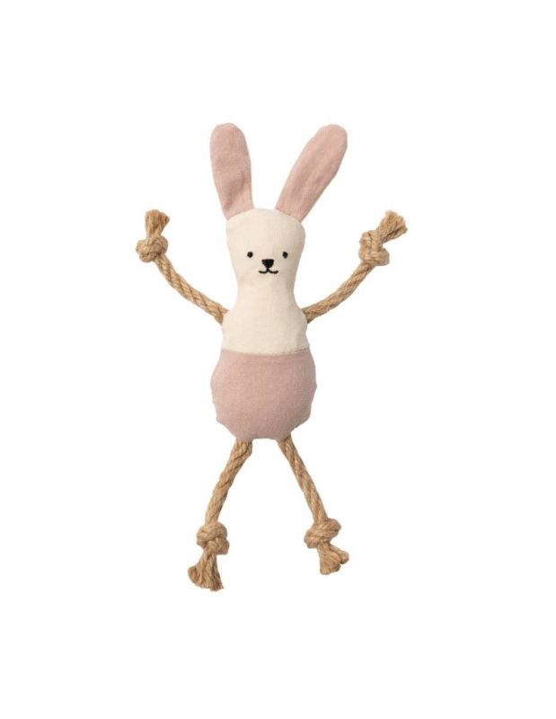 М'яка іграшка для котів FuzzYard Зайчик Рожевий