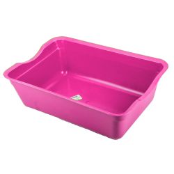 Туалет для кішок Дніпро глибокий 398270120 мм Малиновий