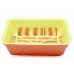 Туалет Дніпро глибокий з сіткою 402713 див оранжево-бежевий 