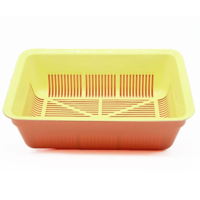 Туалет Дніпро глибокий з сіткою 402713 див оранжево-бежевий 