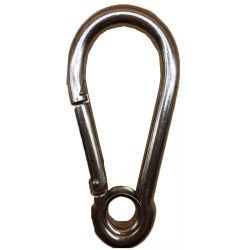 Карабін пожежний з кільцем 10 см 