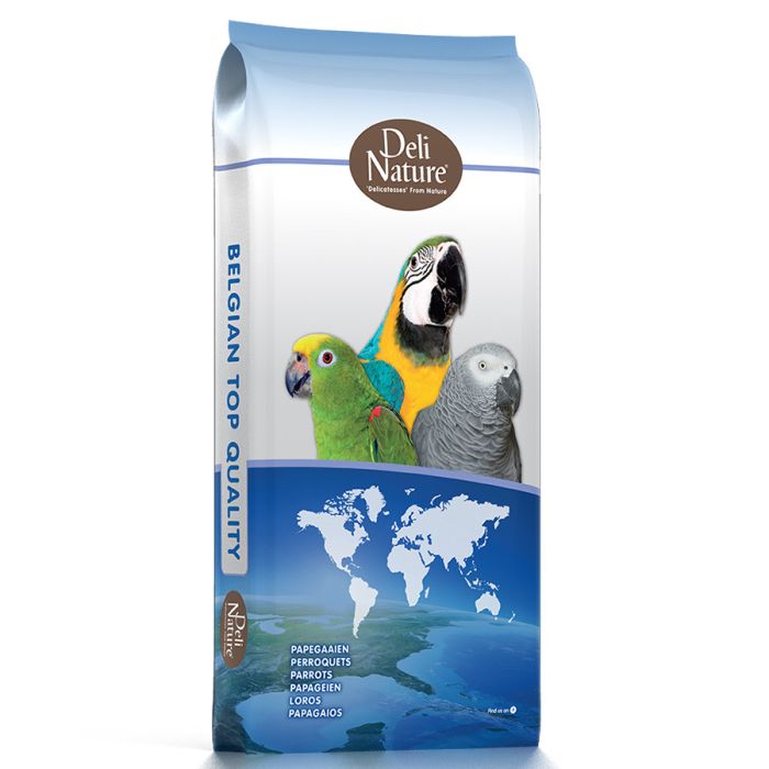 Корм Deli Nature Macaws Excellent (20 інгредієнтів) для середніх та великих папуг, 15 кг
